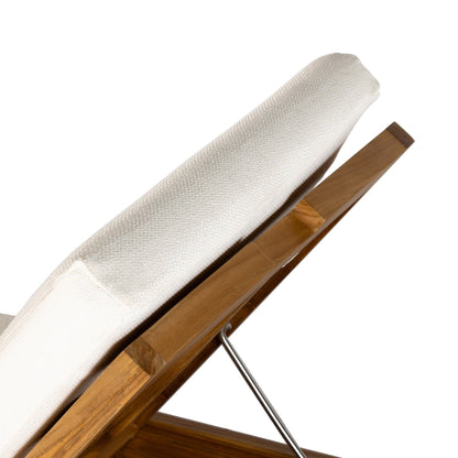Kinta Outdoor Chaise Lounge - Faye Cream