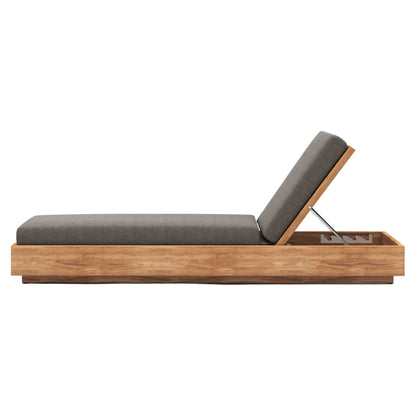 Kinta Outdoor Chaise Lounge - Venao Charcoal