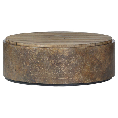Kipp Coffee Table - Burnt Bleached Oak Resawn