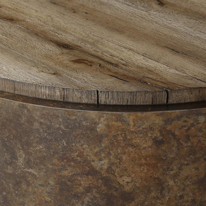 Kipp Coffee Table - Burnt Bleached Oak Resawn