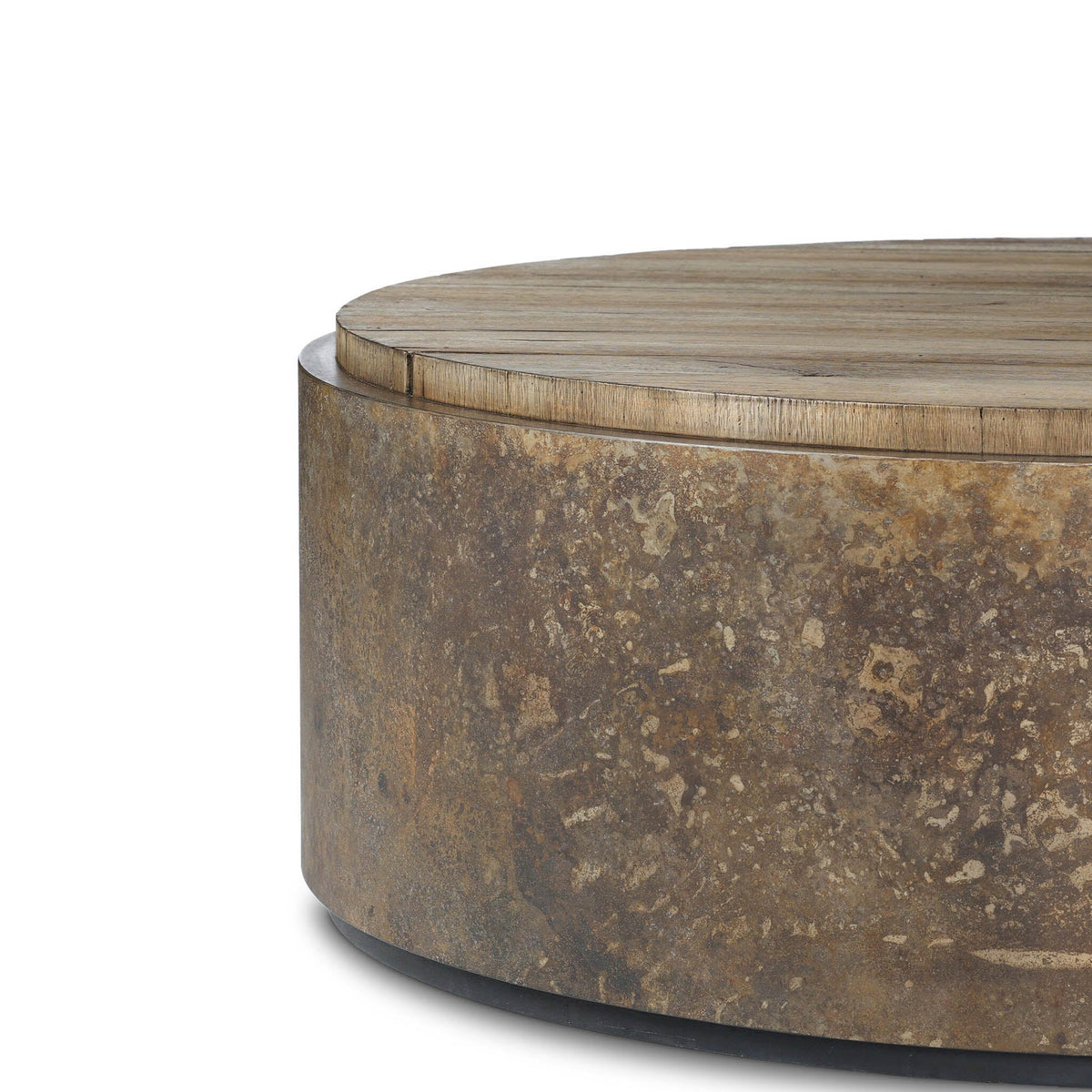 Kipp Coffee Table - Burnt Bleached Oak Resawn