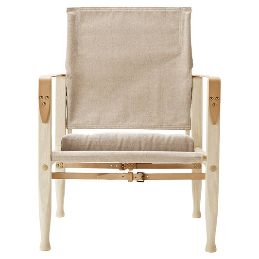 KK47000 Safari Lounge Chair - Natural Canvas, Ash White Oil