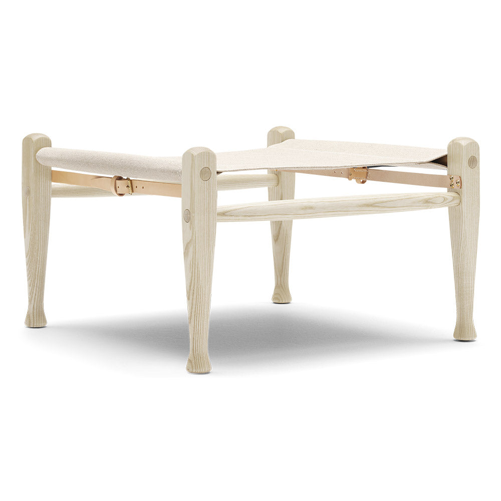 KK97170 Footstool - Natural Canvas, Ash White Oil