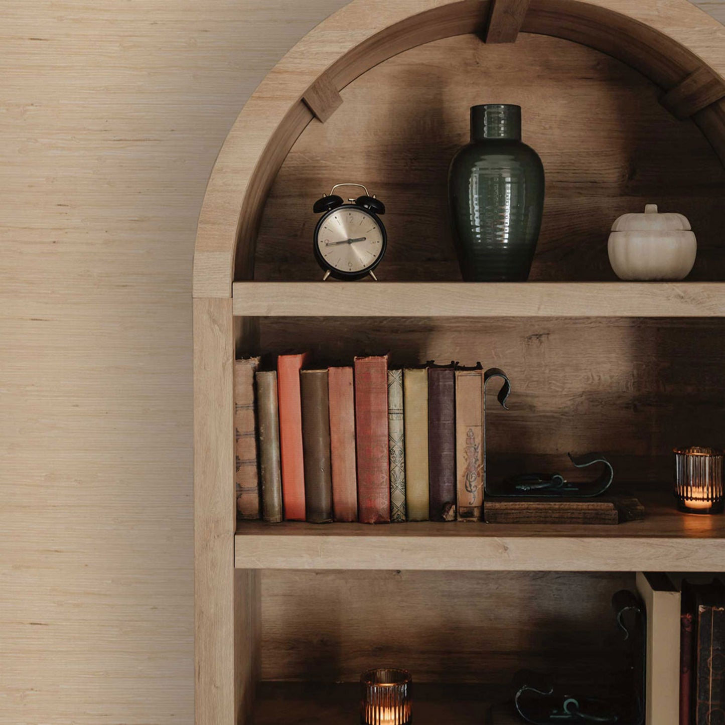 Knotted Jute Grasscloth Wallpaper - Light Natural