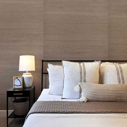 Knotted Jute Grasscloth Wallpaper - Taupe