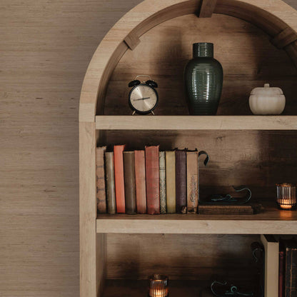 Knotted Jute Grasscloth Wallpaper - Taupe