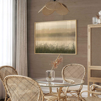 Knotted Jute Grasscloth Wallpaper - Taupe