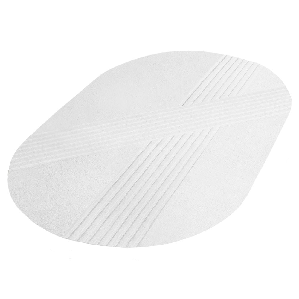 Kyoto Oval Rug - Off White