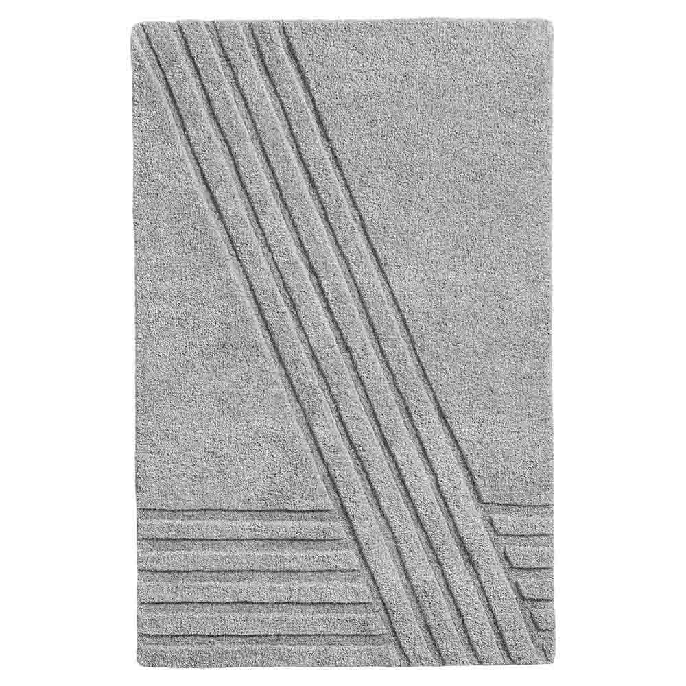 Kyoto Rectangular Rug - 35" x 55", Gray