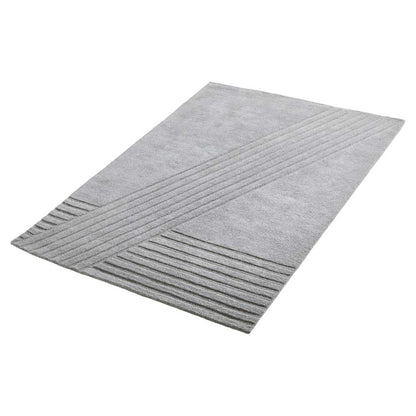 Kyoto Rectangular Rug - 66" x 94", Gray