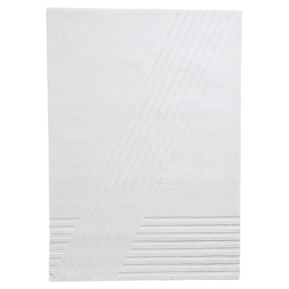 Kyoto Rectangular Rug - 66" x 94", Off White
