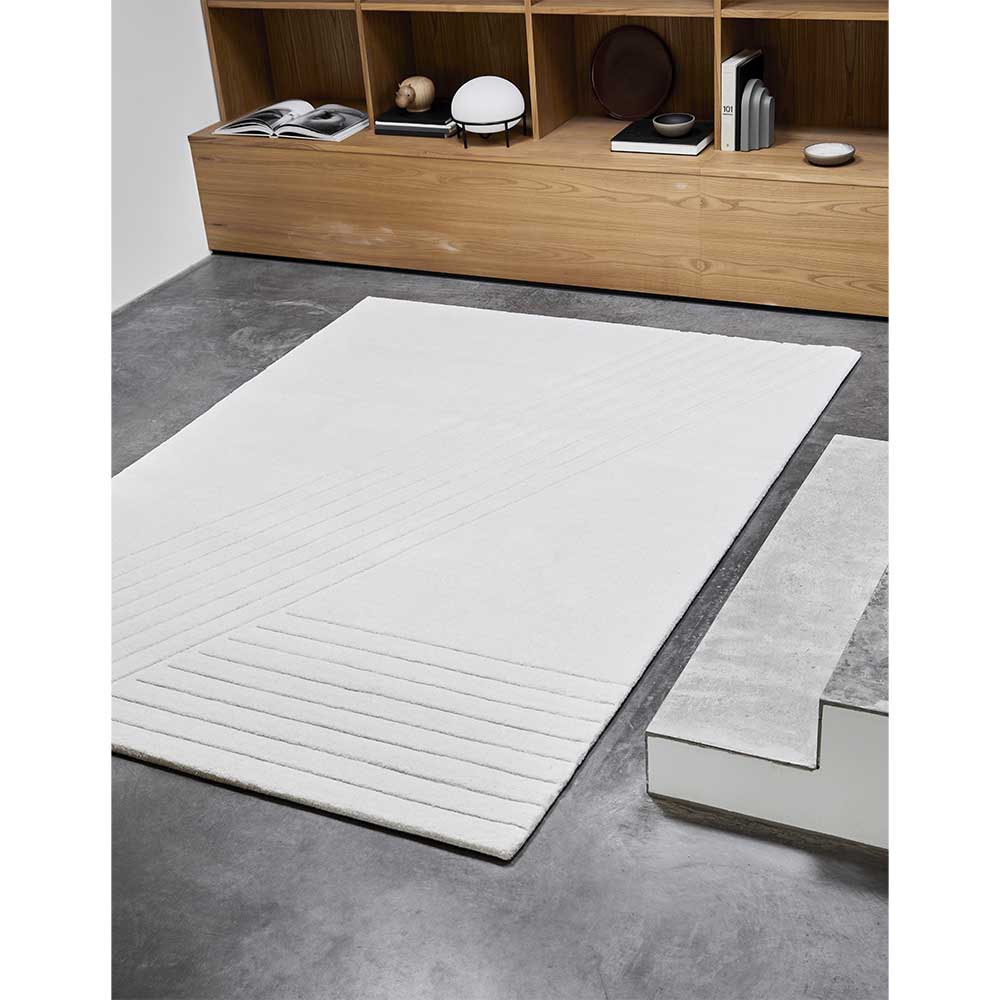 Kyoto Rectangular Rug - 66" x 94", Off White