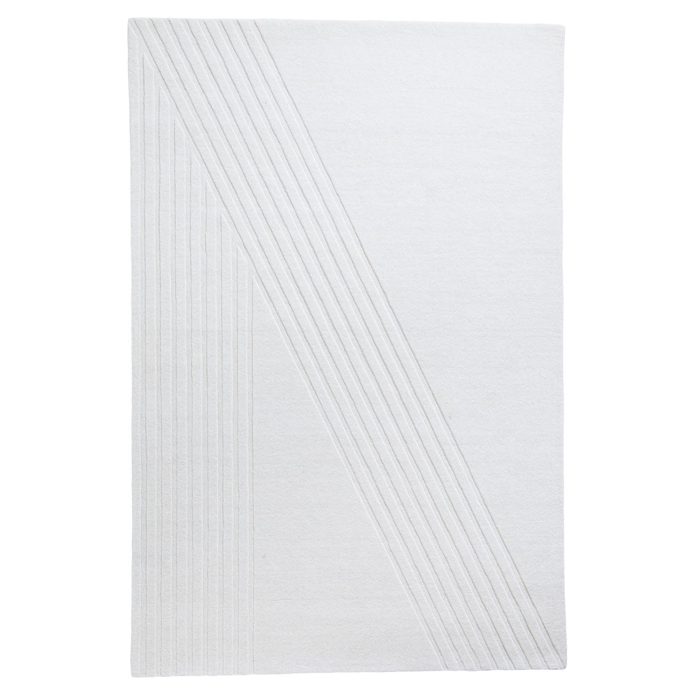 Kyoto Rectangular Rug - 78" x 118", Off White