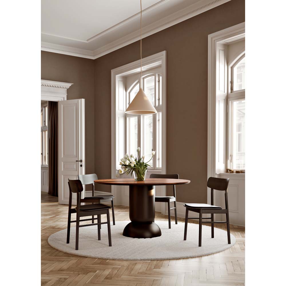Kyoto Round Rug - 78", Gray