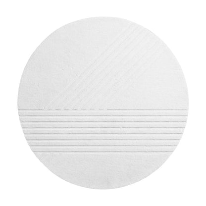 Kyoto Round Rug - 78", Off White