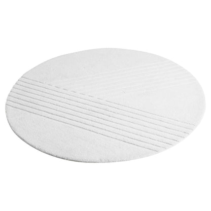 Kyoto Round Rug - 78", Off White