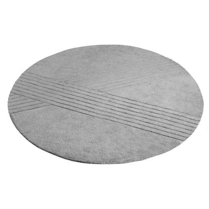 Kyoto Round Rug - 98", Gray