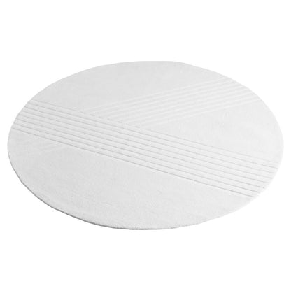 Kyoto Round Rug - 98", Off White