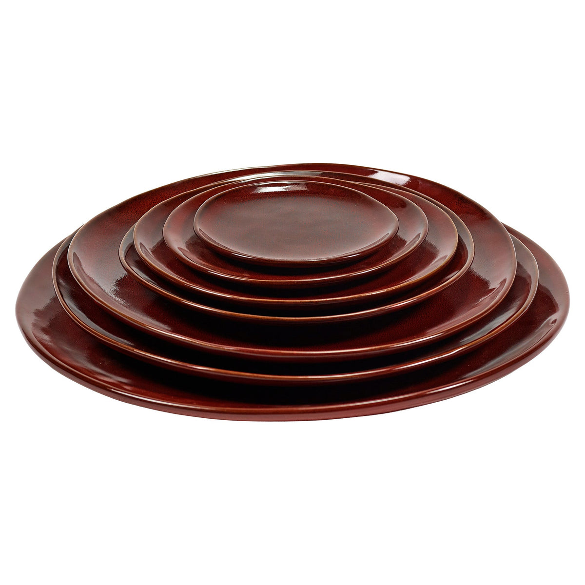 La Mère Venetian Red Breakfast Plate - Set of 4