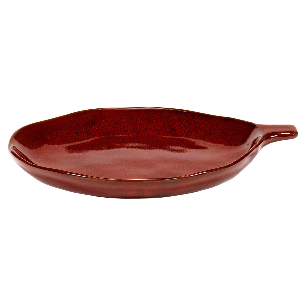 La Mère Venetian Red Handle Plate - Set of 2