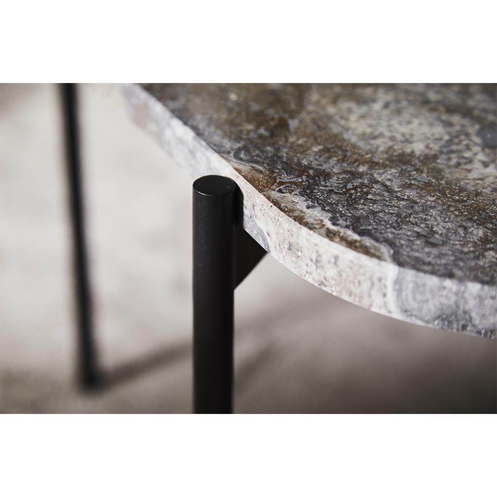 La Terra Occasional Side Table - Gray Melange