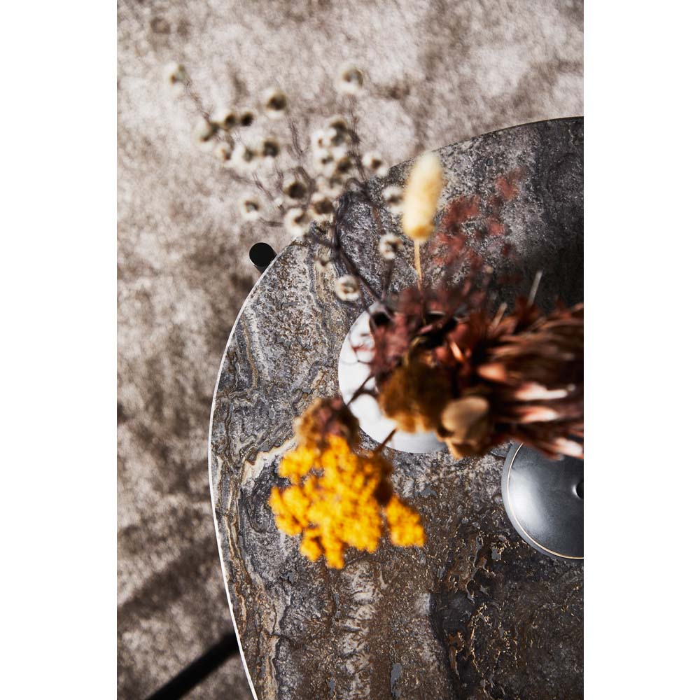 La Terra Occasional Side Table - Gray Melange