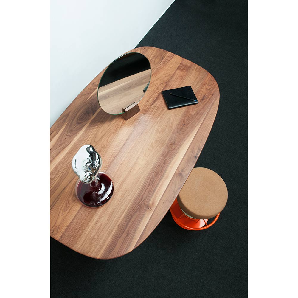 Lalou Mirror - Walnut Base