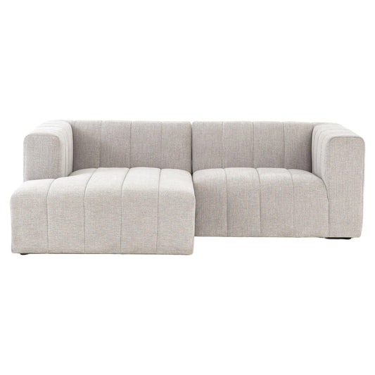 Langham Channeled 2-Piece Sectional - Napa Sandstone - Left Chaise
