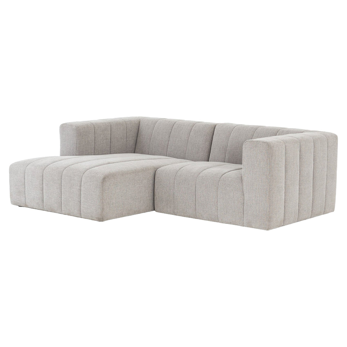 Langham Channeled 2-Piece Sectional - Napa Sandstone - Left Chaise