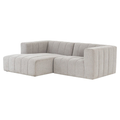 Langham Channeled 2-Piece Sectional - Napa Sandstone - Left Chaise