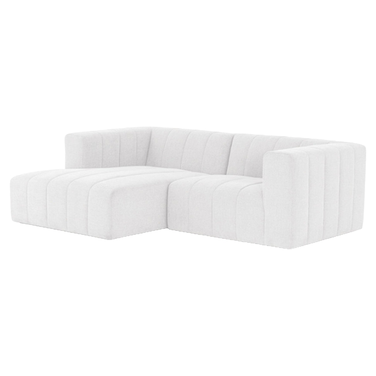 Langham Channeled 2-Piece Sectional - Napa Sandstone - Left Chaise