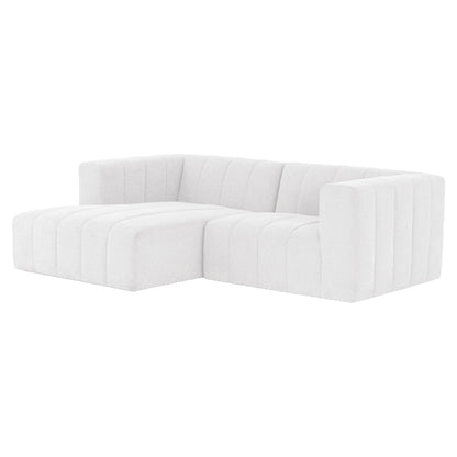 Langham Channeled 2-Piece Sectional - Napa Sandstone - Left Chaise