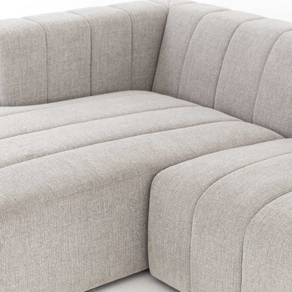 Langham Channeled 2-Piece Sectional - Napa Sandstone - Left Chaise