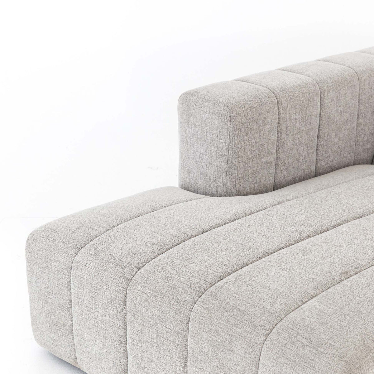 Langham Channeled 2-Piece Sectional - Napa Sandstone - Left Chaise