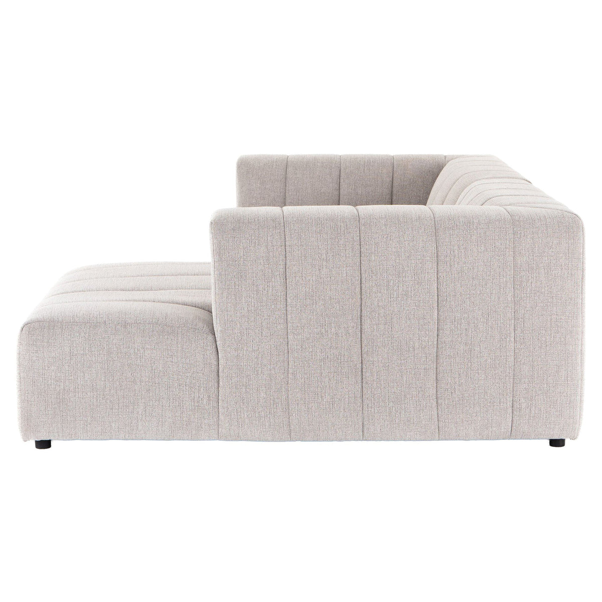 Langham Channeled 2-Piece Sectional - Napa Sandstone - Right Chaise
