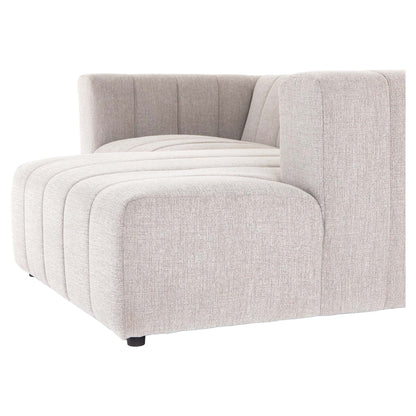 Langham Channeled 2-Piece Sectional - Napa Sandstone - Right Chaise