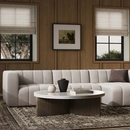 Langham Channeled 3-Piece Sectional - Napa Sandstone - Modular