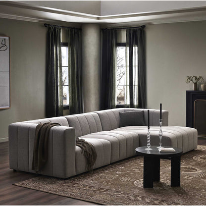 Langham Channeled 3-Piece Sectional - Napa Sandstone - Modular