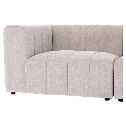 Langham Channeled 3-Piece Sectional - Napa Sandstone - Modular