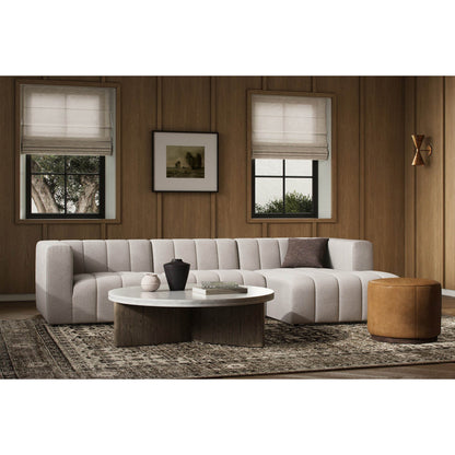Langham Channeled 3-Piece Sectional - Napa Sandstone - Modular