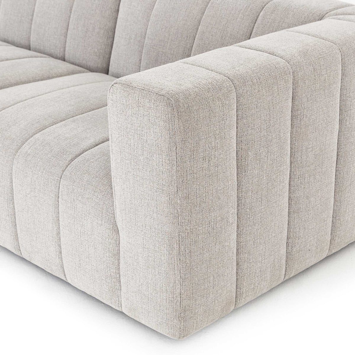 Langham Channeled 3-Piece Sectional - Napa Sandstone - Right Chaise