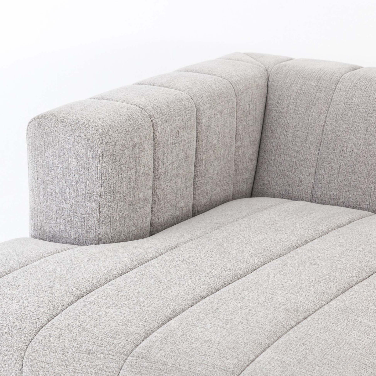 Langham Channeled 3-Piece Sectional - Napa Sandstone - Right Chaise