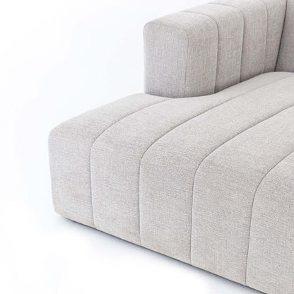 Langham Channeled 3-Piece Sectional - Napa Sandstone - Right Chaise