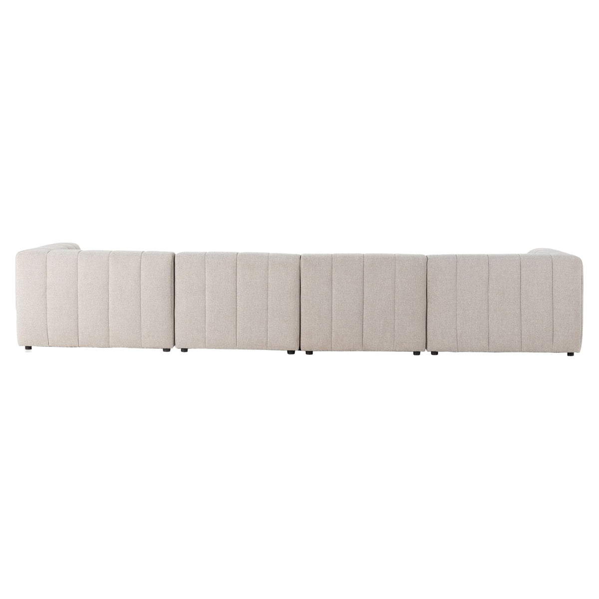 Langham Channeled 5-Piece Sectional - Napa Sandstone