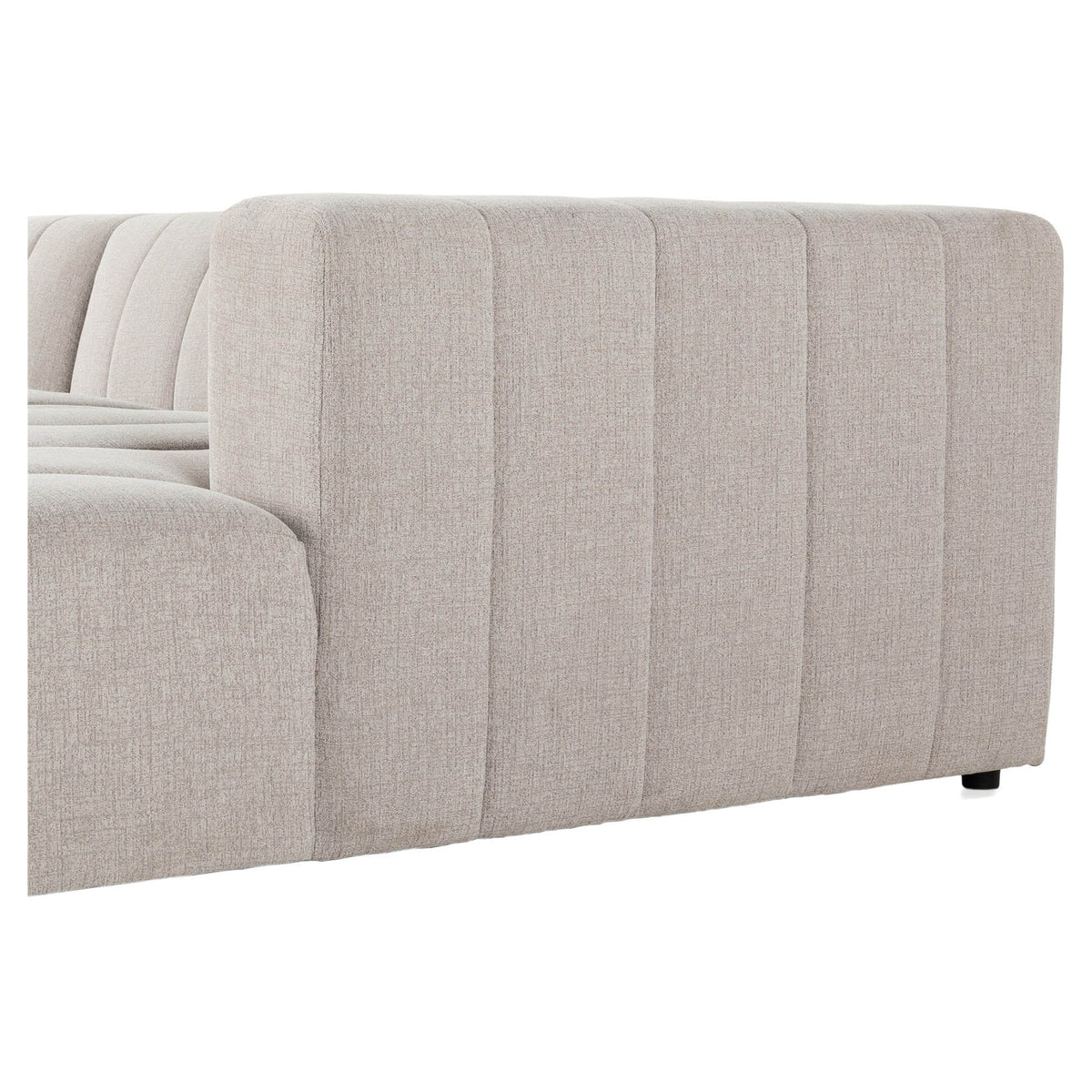 Langham Channeled 5-Piece Sectional - Napa Sandstone