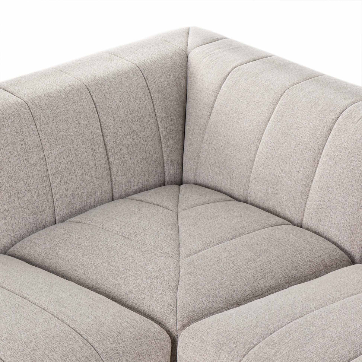 Langham Channeled 5-Piece Sectional - Napa Sandstone