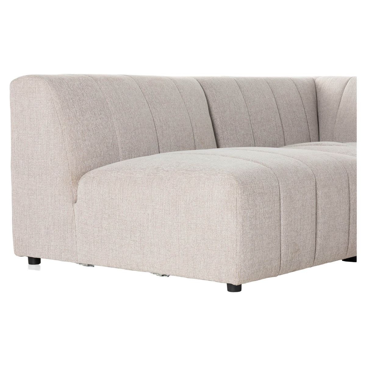 Langham Channeled 5-Piece Sectional - Napa Sandstone