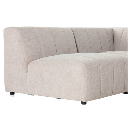 Langham Channeled 5-Piece Sectional - Napa Sandstone