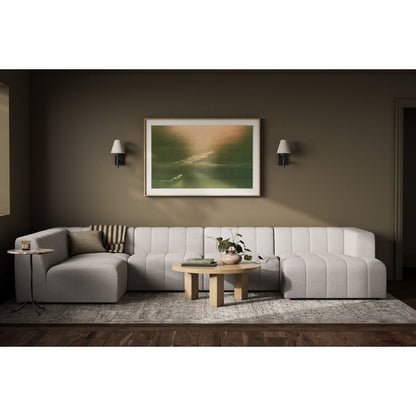 Langham Channeled 5-Piece Sectional - Napa Sandstone