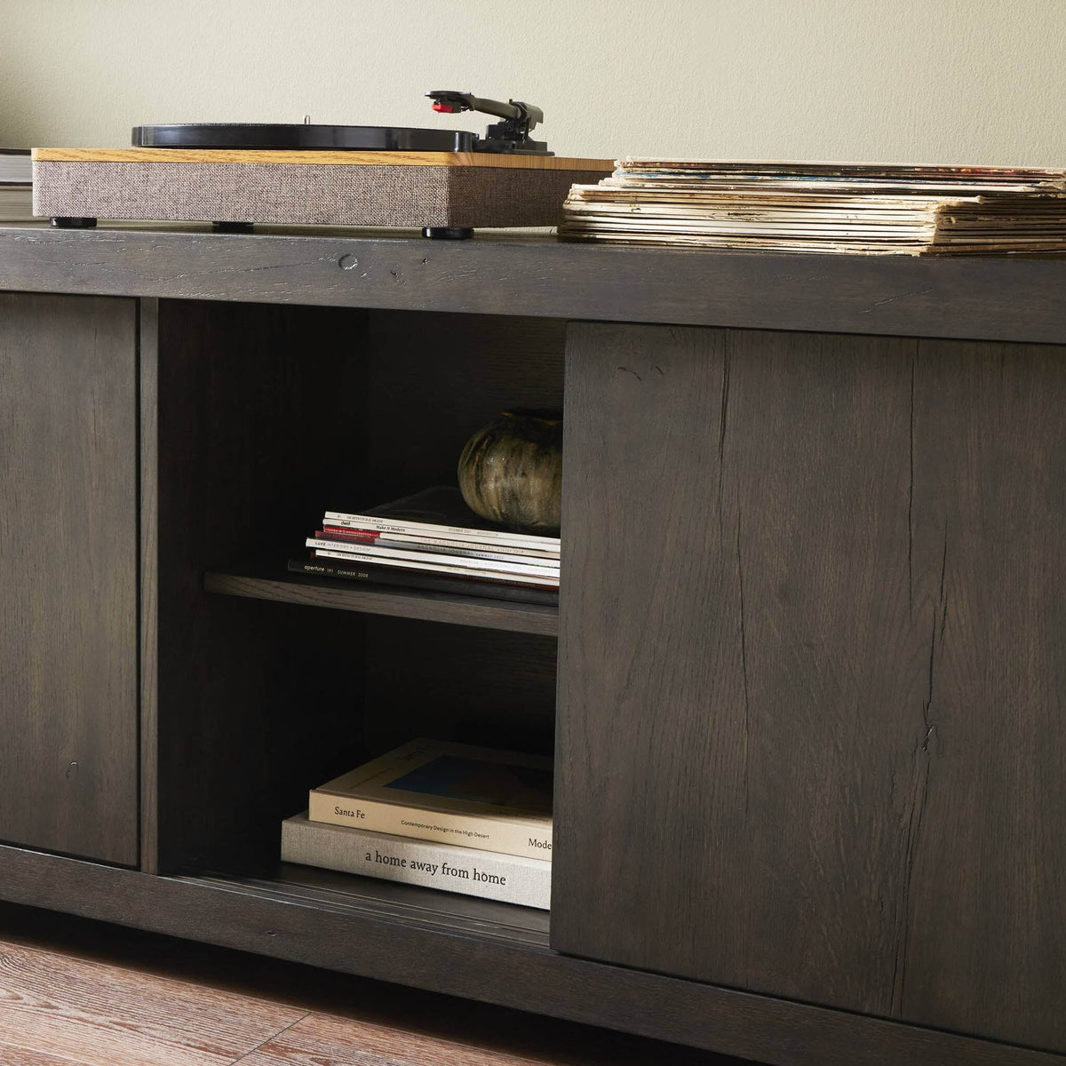 Laredo Media Console - Smoked Black